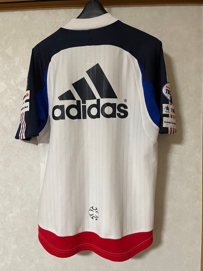 横浜マリノス　サッカーシャツ Oサイズadidas 希少