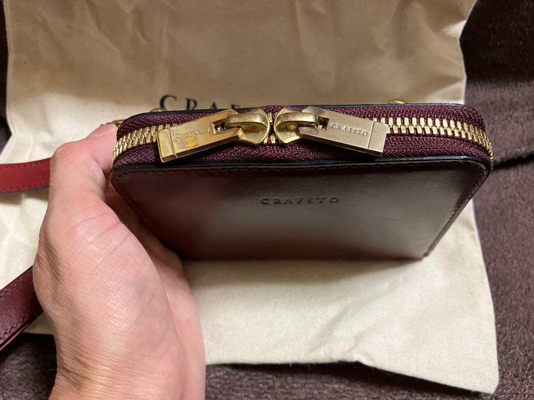 生産終了？CRAFSTO（クラフスト） ブライドルレザーネックウォレット