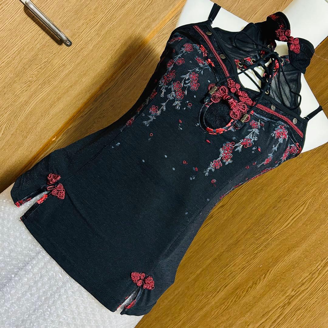 ozz oneste 2way桜刺繍キャミソール