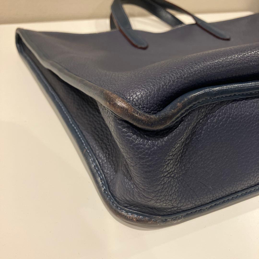 《中古美品》　ロエベ　トレドバッグ　ネイビー