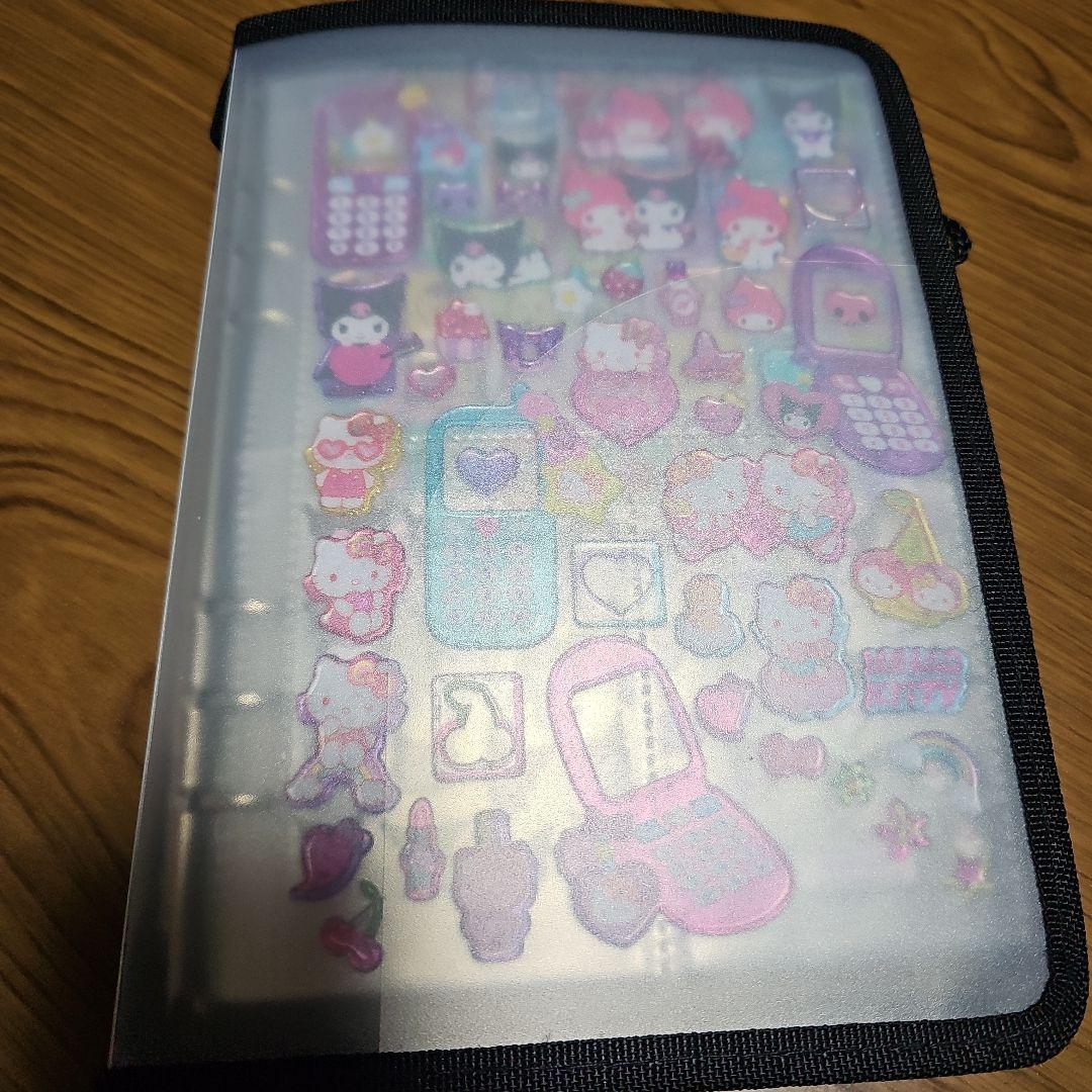 シール帳完成品　おはじきシール、タイルシール