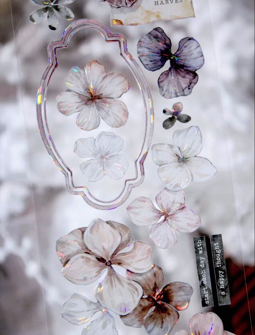 时间格子《迷棕》海外マスキングテープ　マステ 【2389】