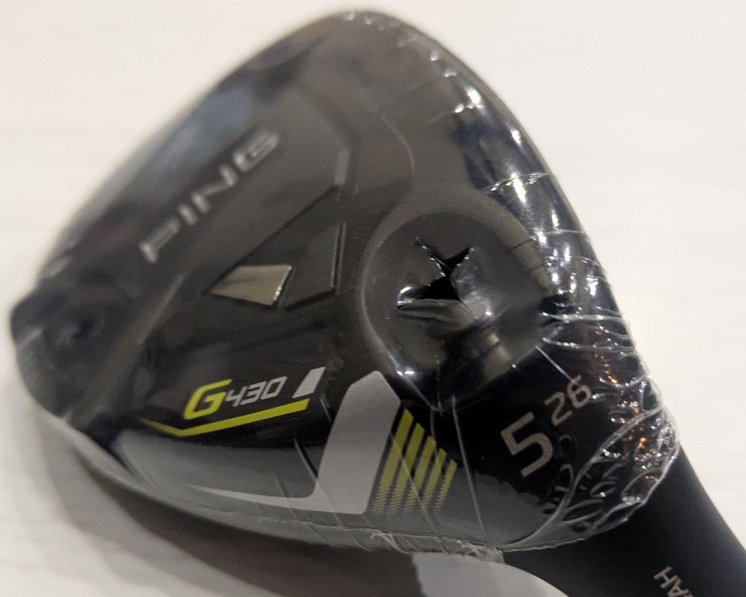 【未使用】PING G430 ハイブリッド 5UT　ヘッド＋ヘッドカバー　ゴルフ