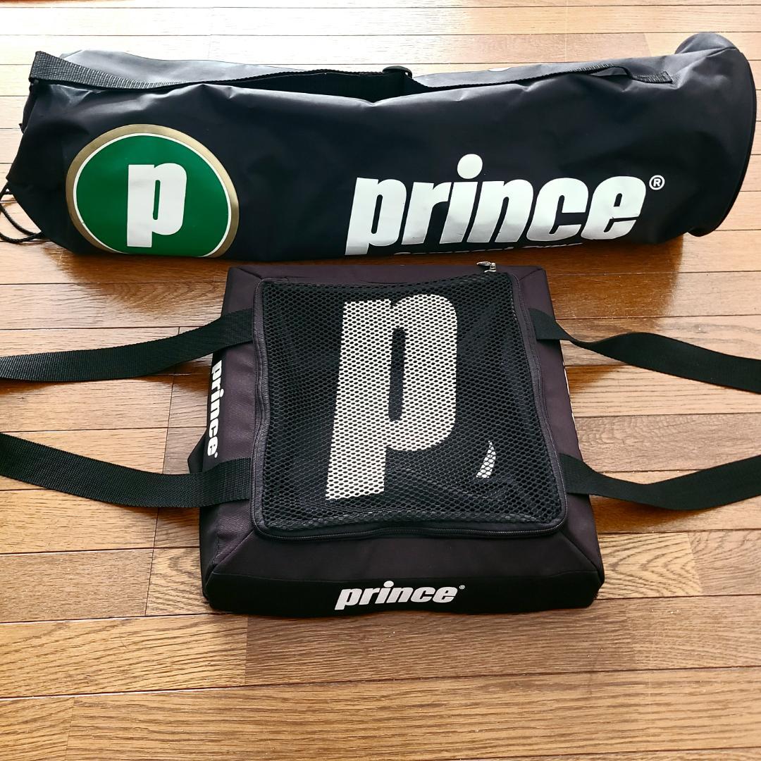Prince プリンス テニスボールバスケット　ケース付き　ボールかご