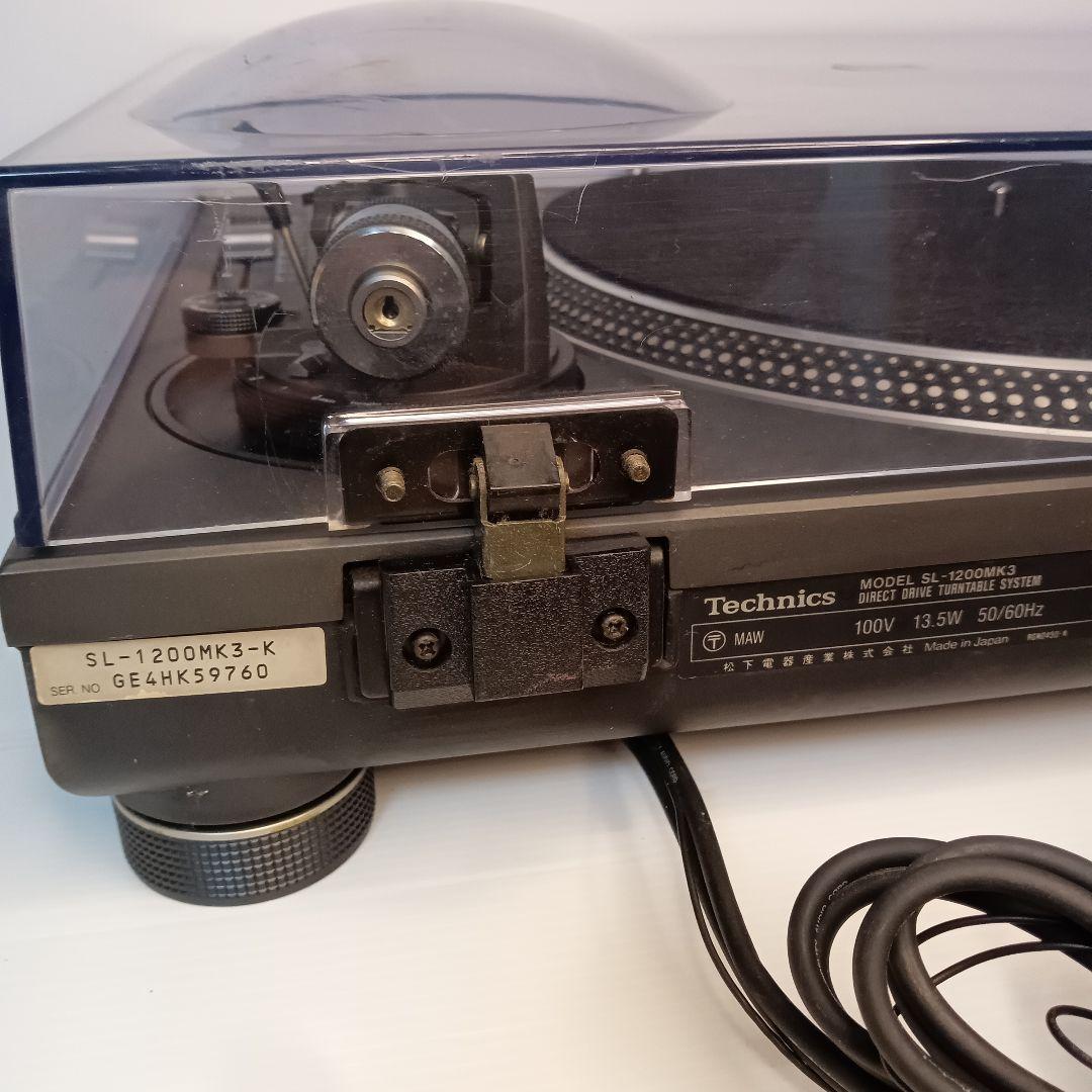 動作品 Technics SL-1200mk3 ターンテーブル テクニクス DJ