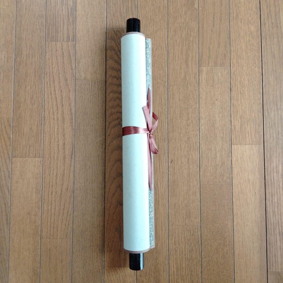 中国骨董水墨画名作【故宮博物院国宝唐寅山水名作刺繍複製、最高級錦緞真絲掛軸】新品