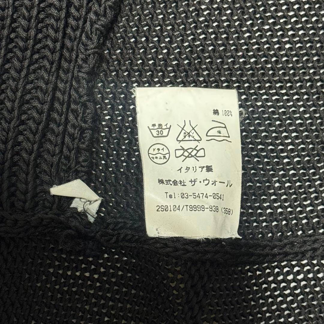 PATRIZIA PEPE 黒いニット ライダース風ジャケット