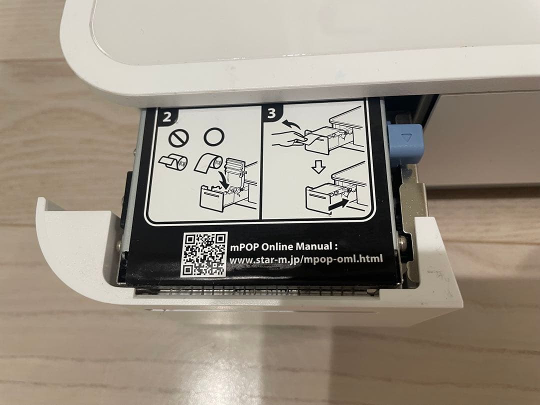 エアレジ対応　スター精密　POP10　WHT JP