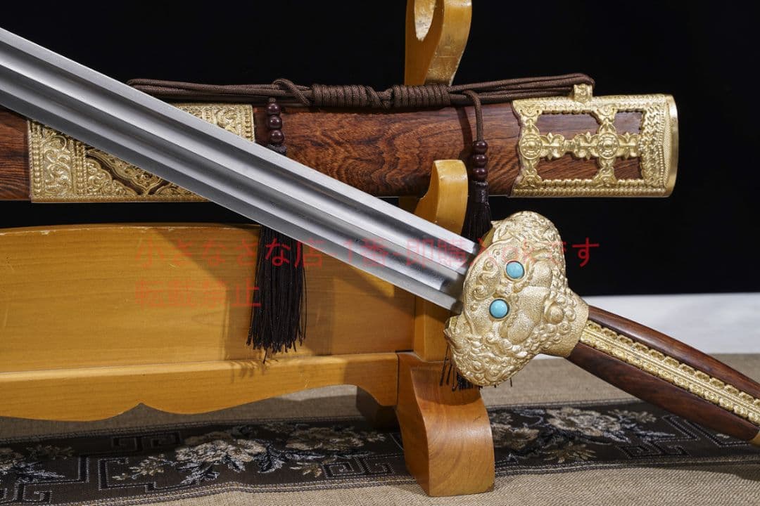 永楽剣模様鋼ねじれ紋様星雲紋 古兵器 武具 刀装具 日本刀 模造刀 居合刀