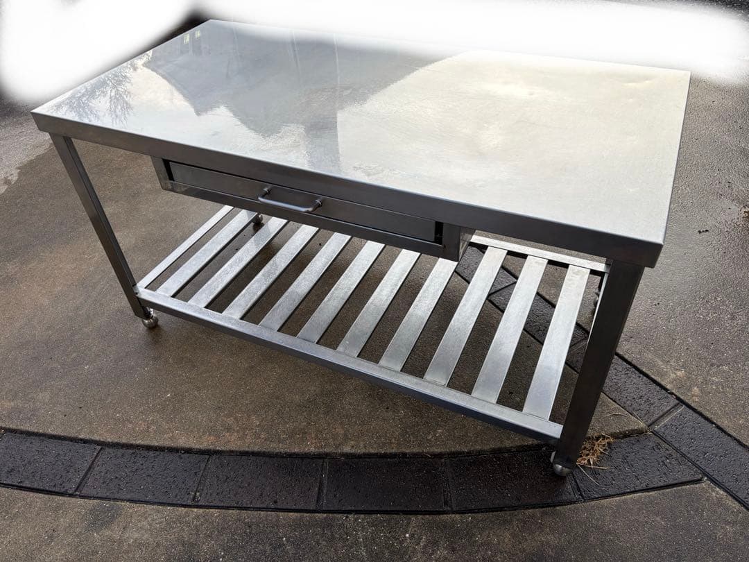 店舗用品 厨房用品 ステンレス作業台 コンロ台 炊飯台1100×550×600