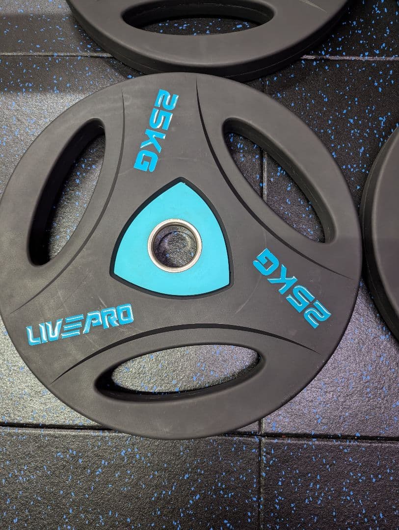 LIVE PRO　ウレタンオリンピックプレート　50mm　25kg　1枚　④