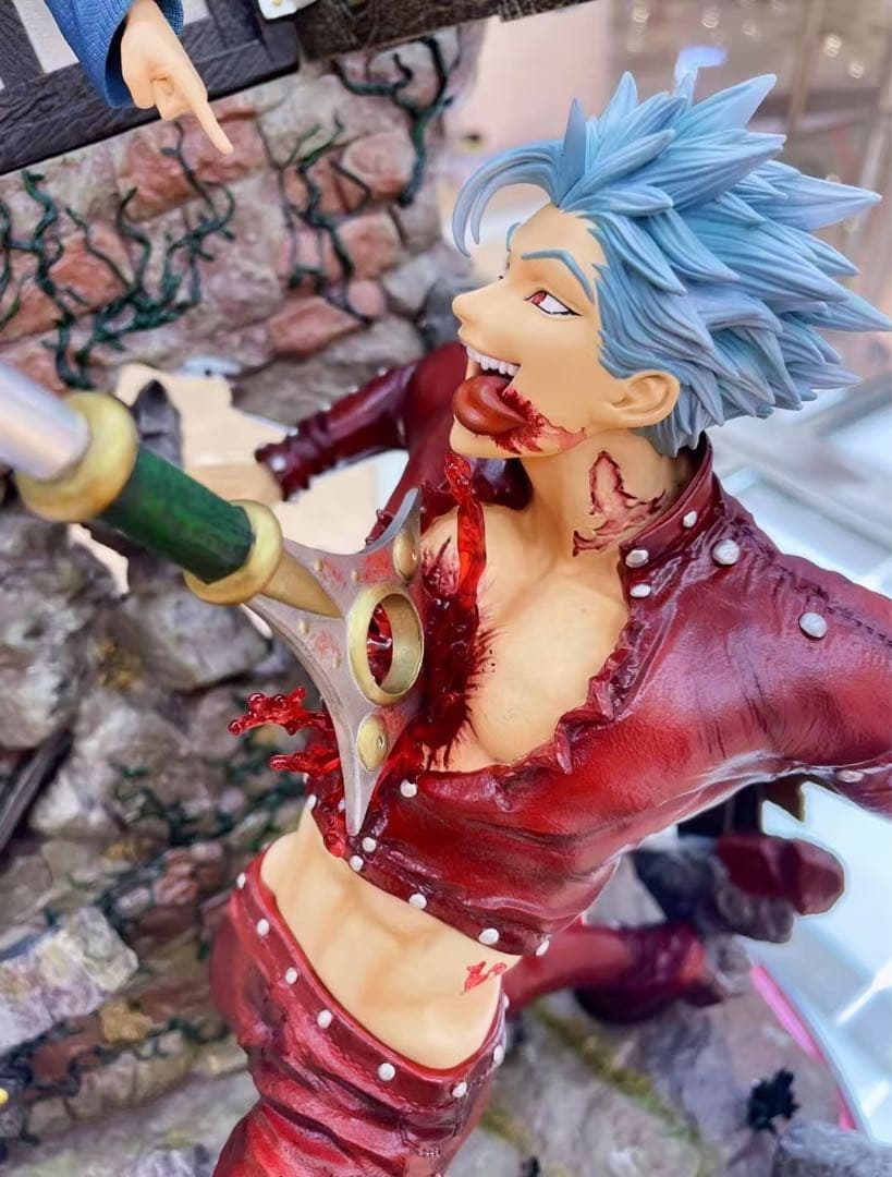 七つの大罪 Figurama バン vs キング スタチュー フィギュア