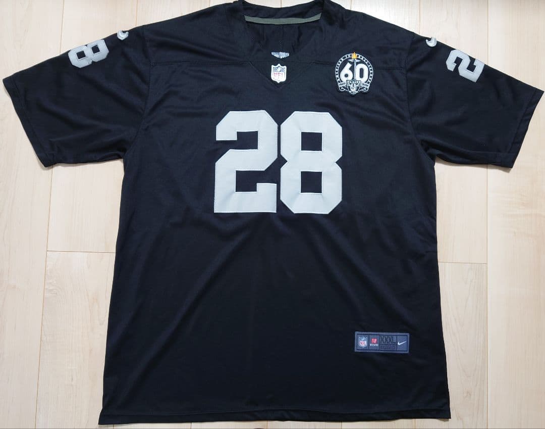 NFL レイダース ジョシュ・ジェイコブス NIKEリミテッドジャージ【3XL】