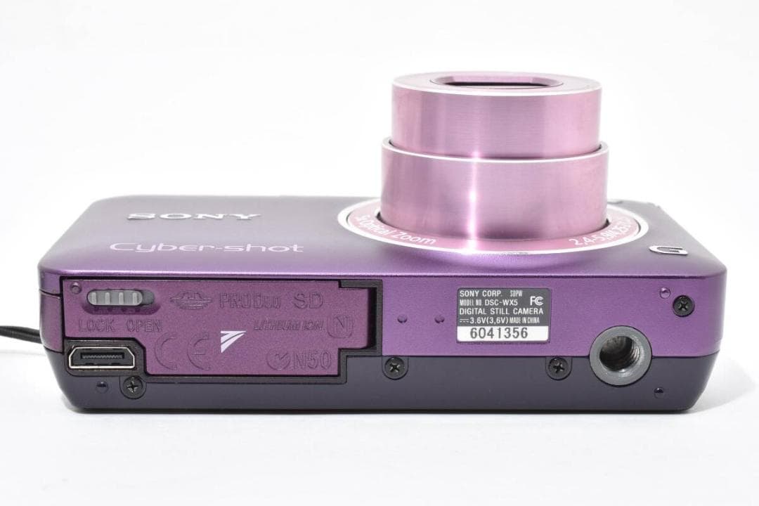 美品 ソニー SONY Cyber-shot DSC-WX5 パープル A309