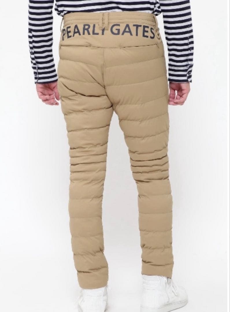 新品 パーリーゲイツ ナイロンタスラン 中綿キルティングパンツ(5)サイズL