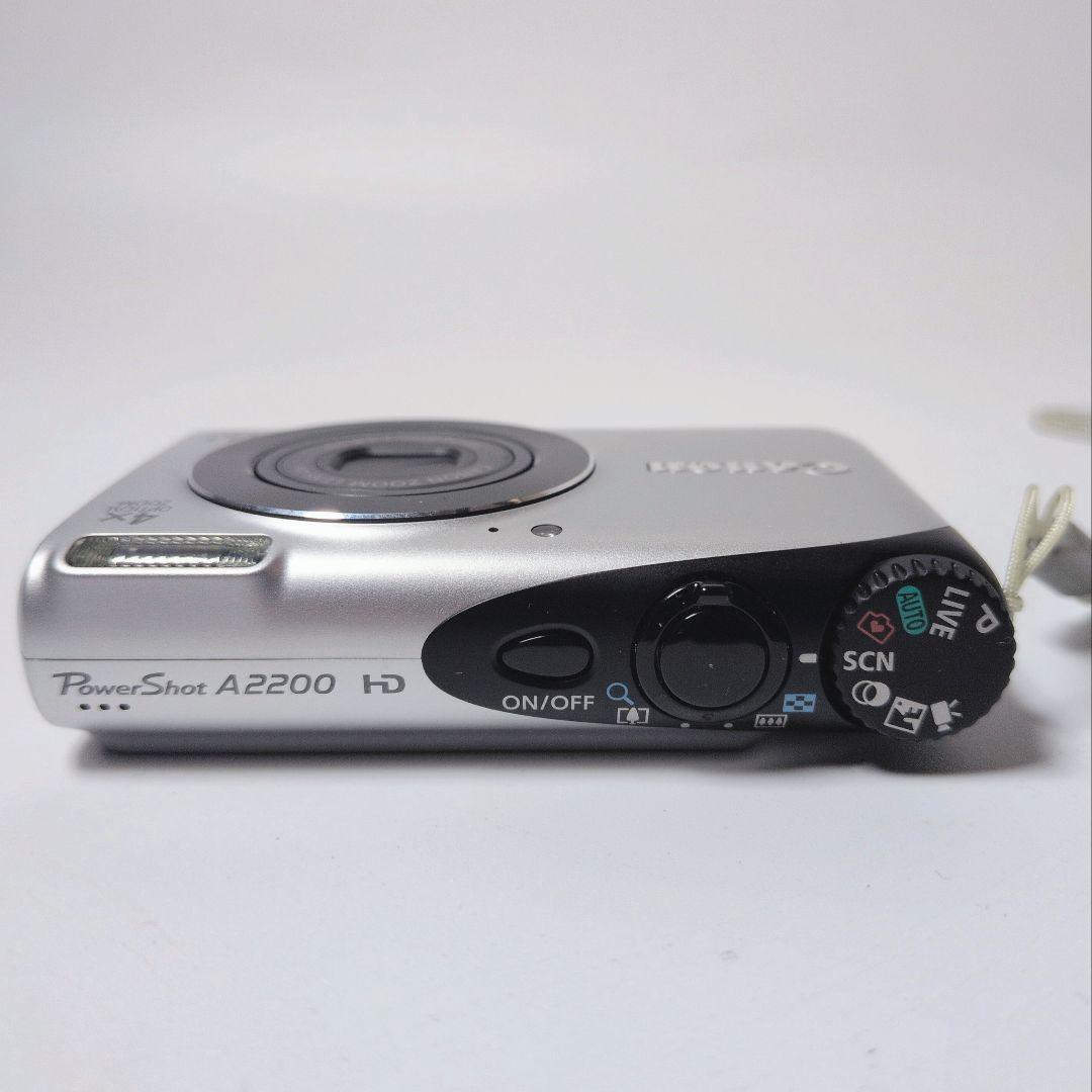 【極美品】Canon PowerShot A2200 シルバー PSA2200