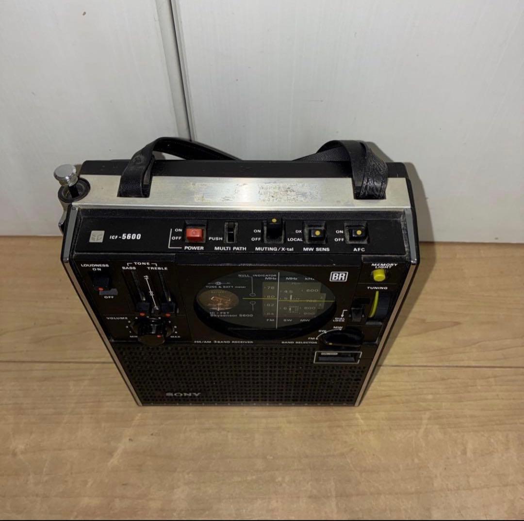 SONY スカイセンサーICF-5600 ACアダプター付き