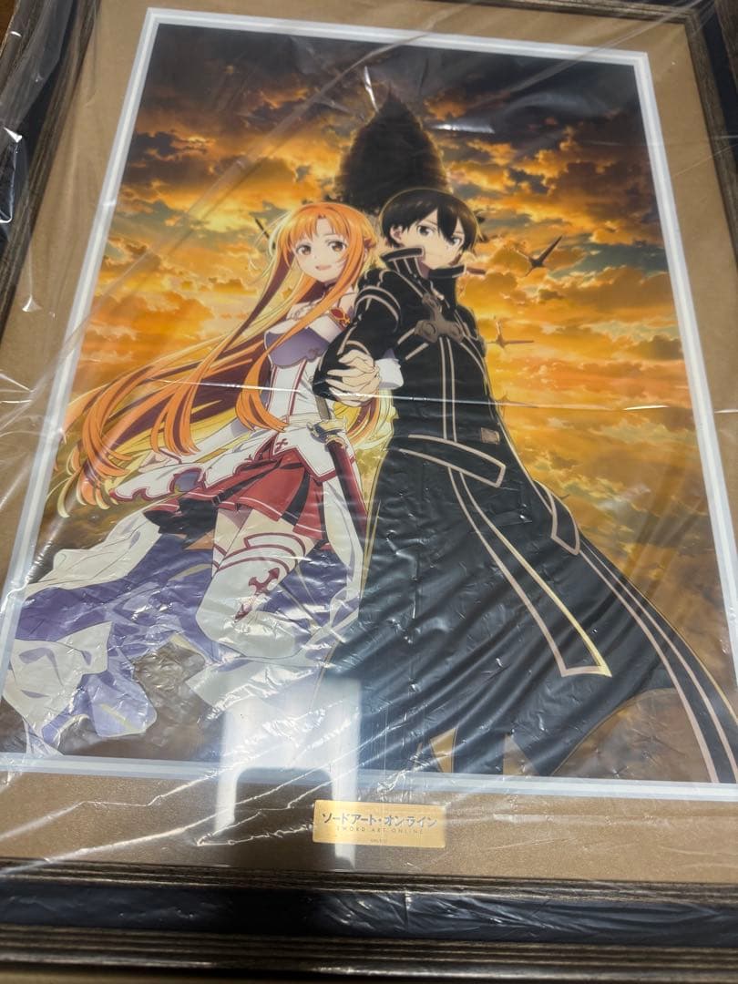 ソードアート•オンライン　ゲームクリア記念　A3 キャラファイングラフ