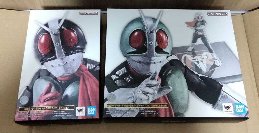 S.H.Figuarts 真骨彫製法 仮面ライダー　新1号 新2号