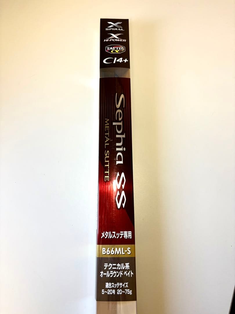 シマノSHIMANO セフィアSephia SS B66ML-S メタルスッテ