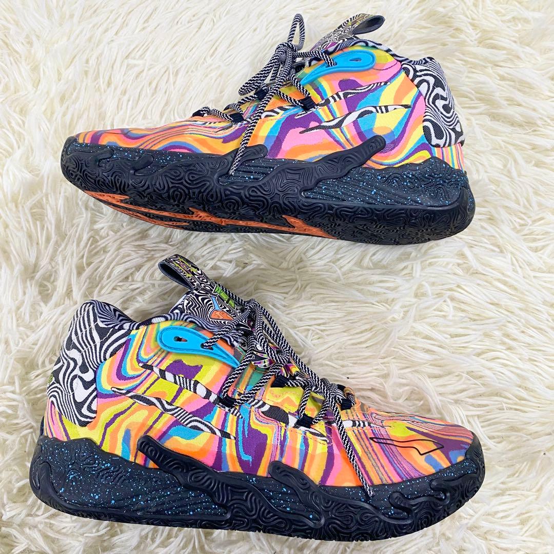 極美品　プーマ　MB.03　デクスターズ　ラボ　ラメロボール　マルチカラー　26