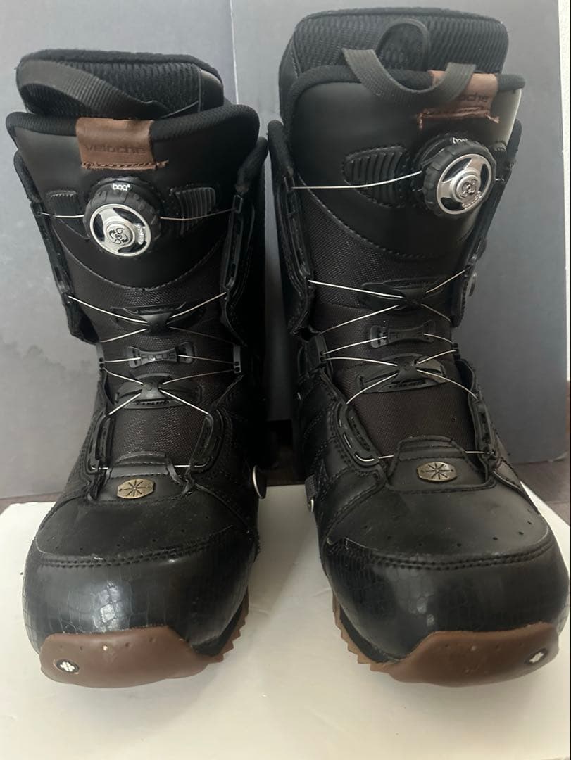 美品スノーボードブーツ ブラック w BOAシステム