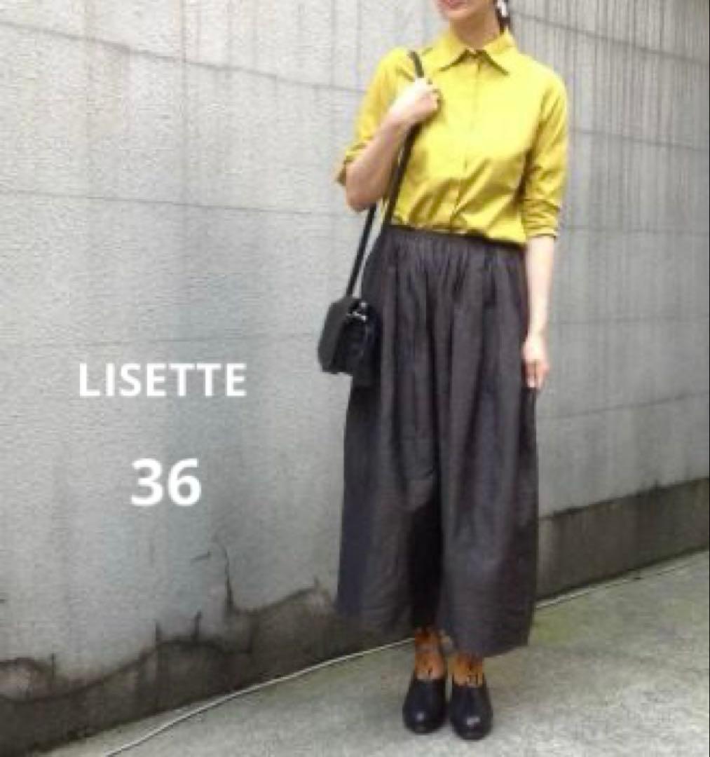 美品 Lisette リゼッタ カティヤ キュロットパンツ コットンリネン
