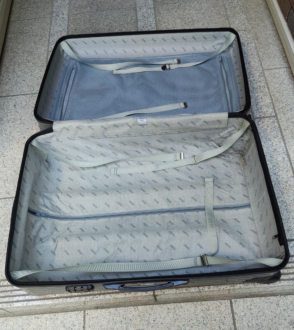 【廃盤・希少】RIMOWA サルサ 82L ２輪 シルバー 856.70　軽量