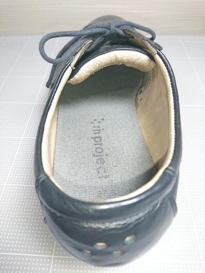 【美品】rin project サイクル レザー シューズ 革 ビンテージ