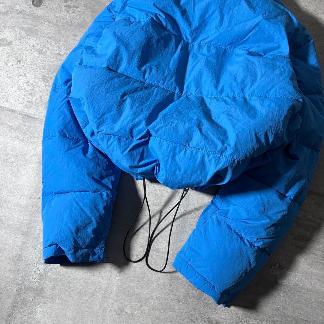 パファージャケット ドローコード 短丈 水色 テック系 y2k