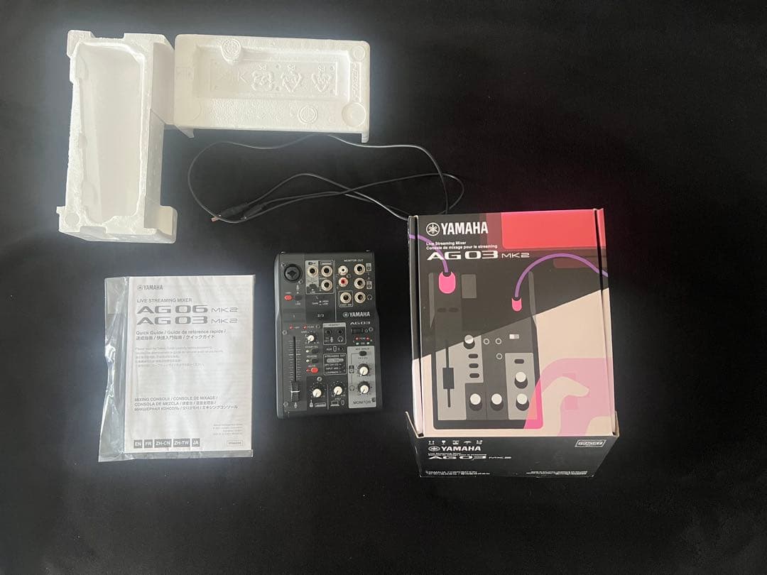 YAMAHA AG03 mk2 ブラック