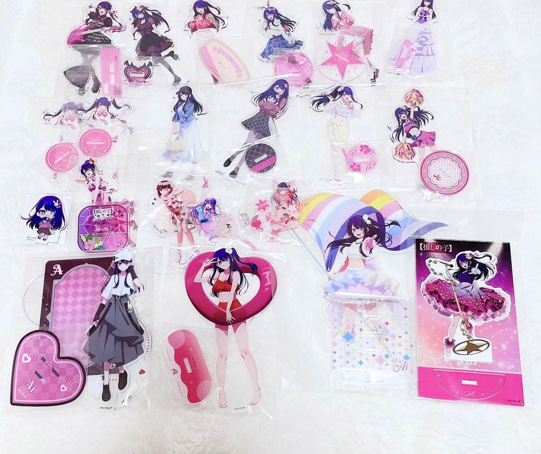 推しの子 星野アイ 有馬かな アクスタ アクリルスタンド纏め売り 21個セット