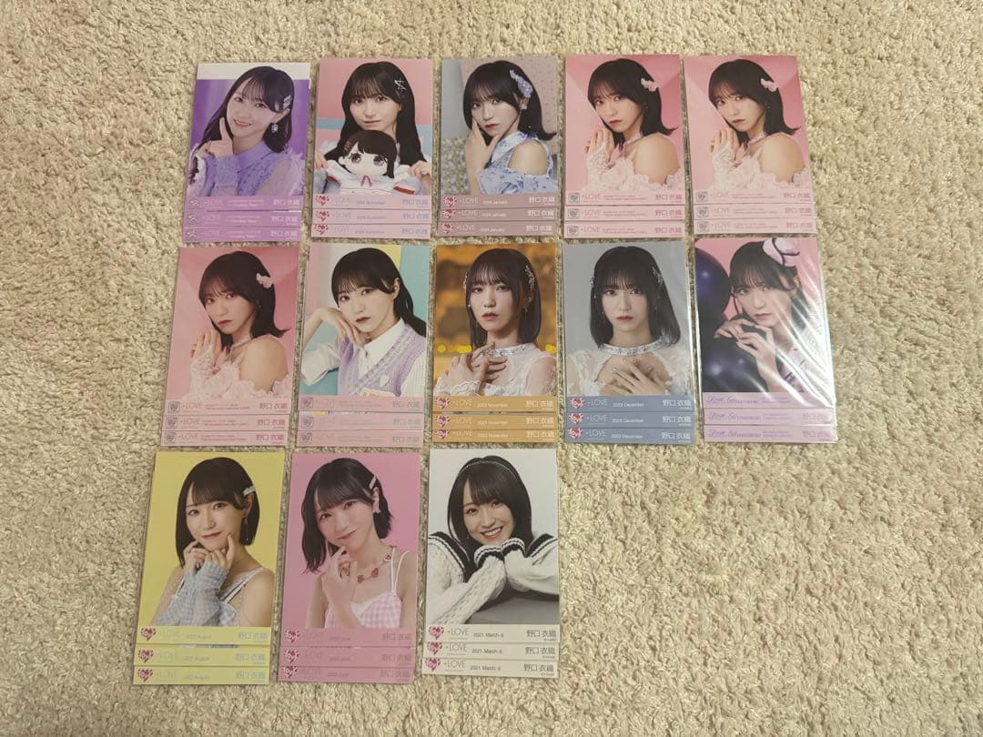 ＝LOVE イコラブ　野口衣織　生写真　コンプ