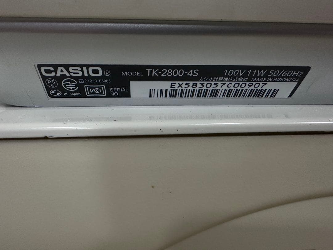 カシオレジスターTK-2800 値下げ中