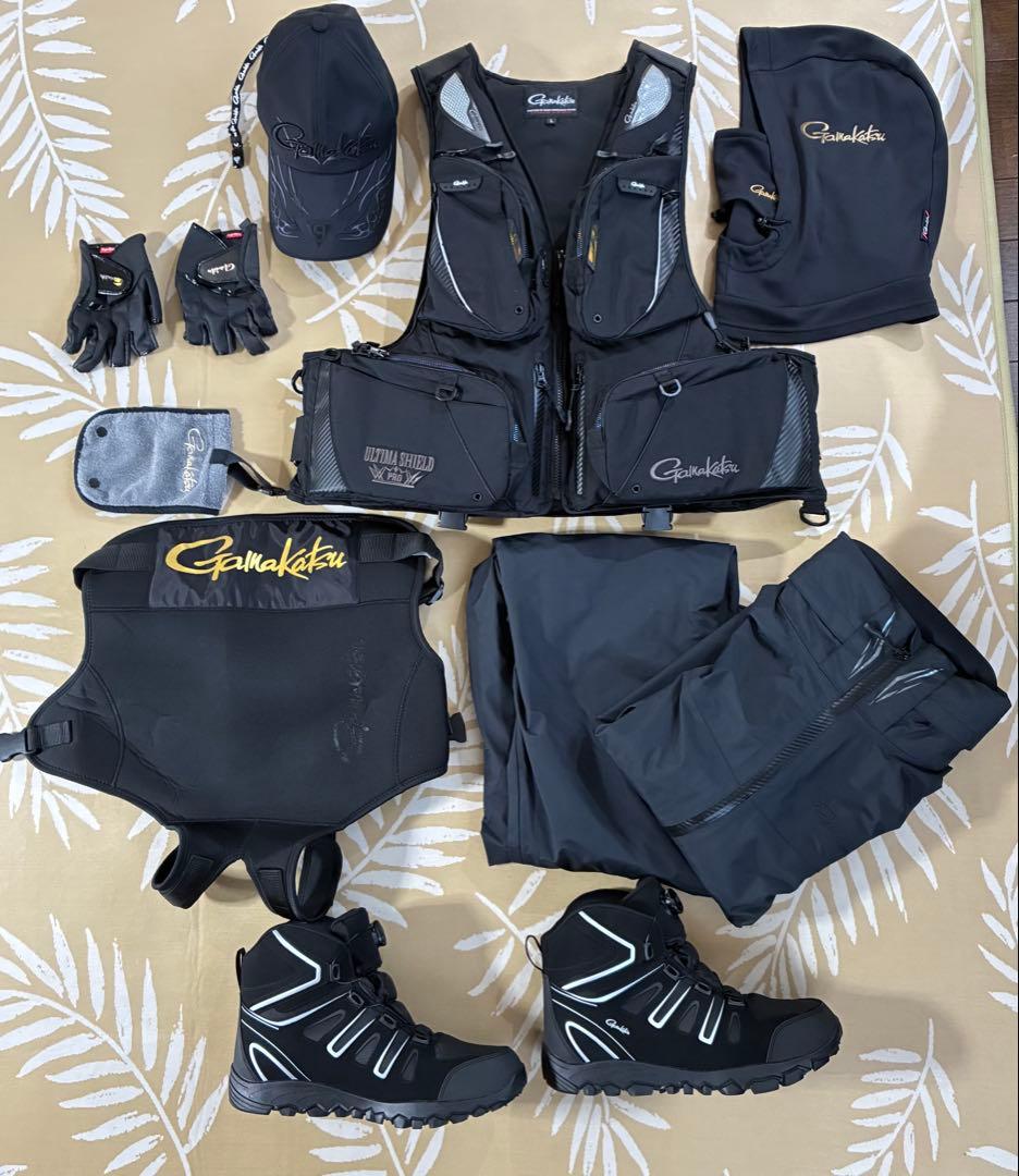 新品　がまかつ　ブラックギア　フルセット　検）サンライン　ダイワ　シマノ