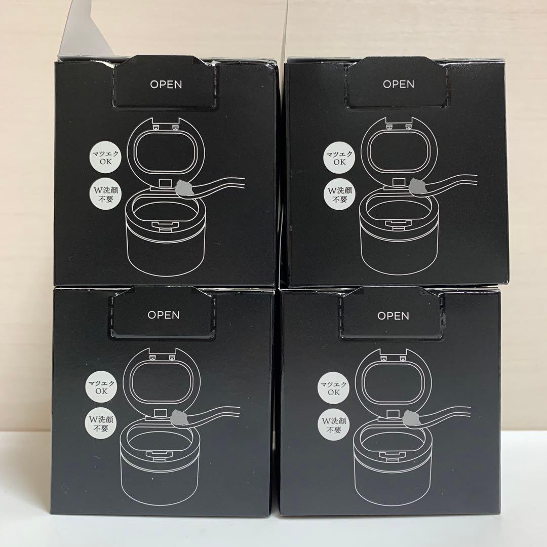 ルルルン　トーニングバーム　クレンジングバーム　クリアブラック90g 4個セット