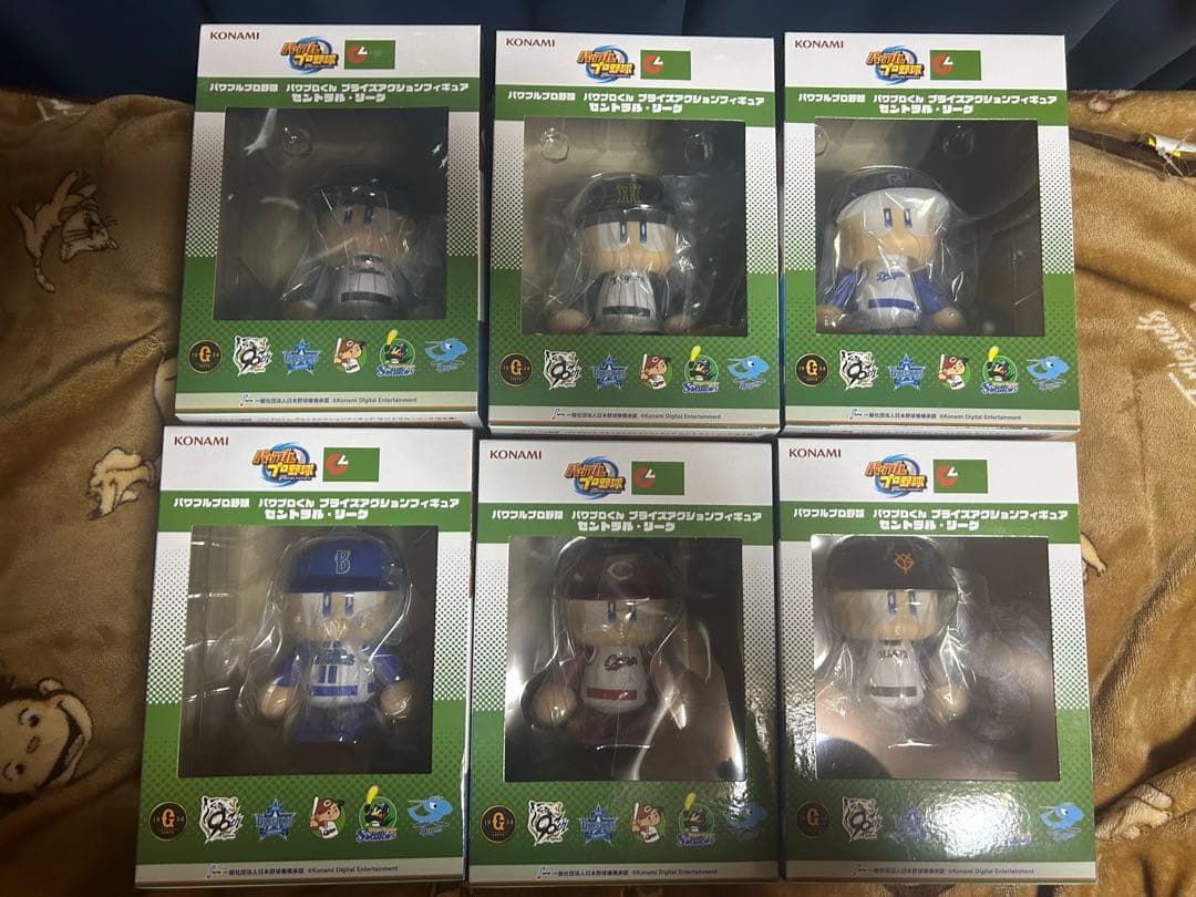 パワプロくんプライズアクションフィギュア　セリーグ　全6種セット