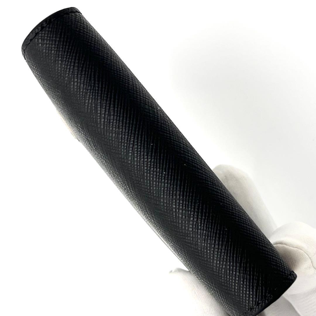 【未使用品級】ダンヒル　名刺入れ　カードケース　レザー　本革　ブラック