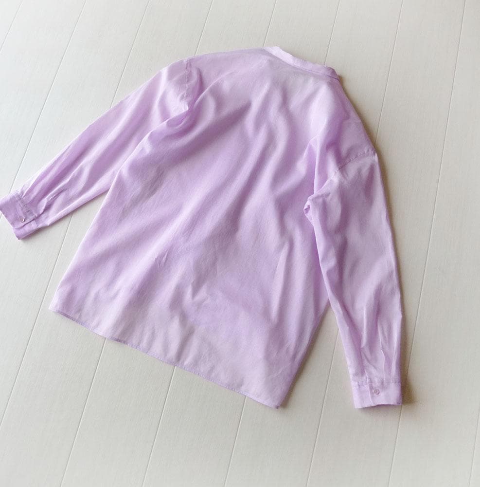 美品 ドゥロワー 7万円 オーガンジー素材リボンシャツ ブラウス Drawer