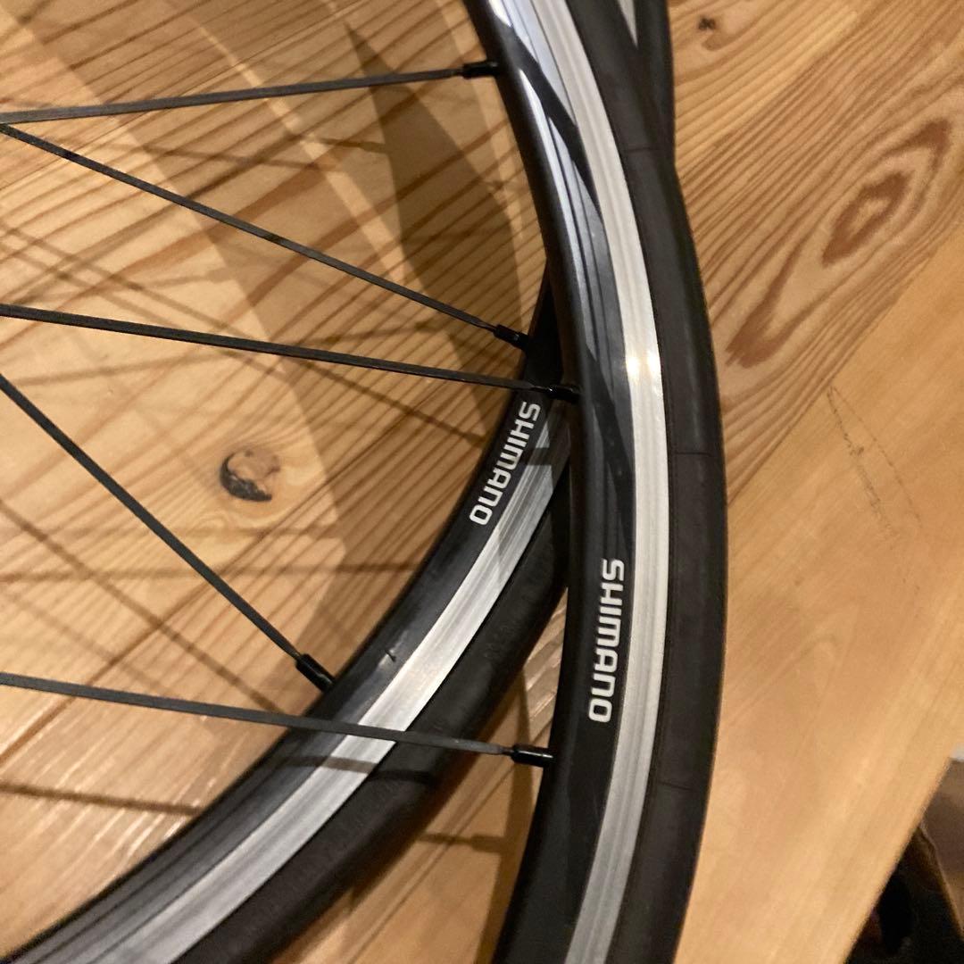Shimano RS21 ロードバイク用ホイールセット タイヤ付き！