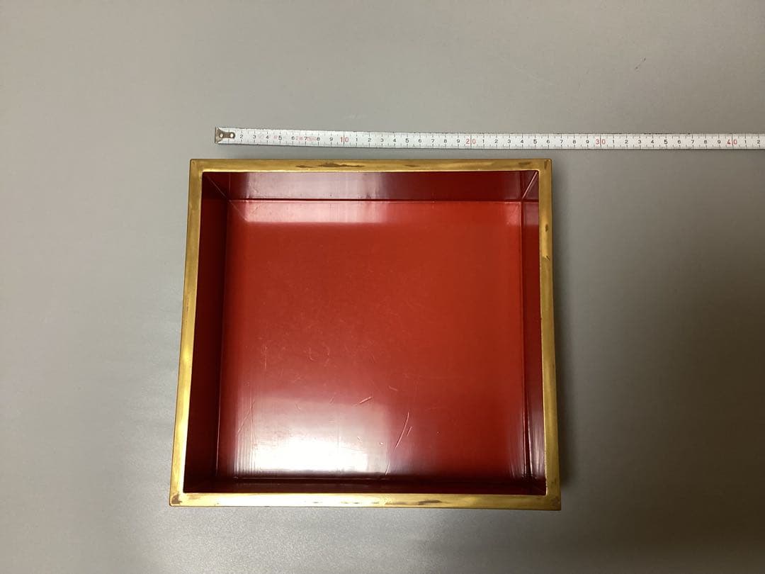 3 けやき　欅　八寸　五段重　重箱　(検) 玉杢　孔雀杢