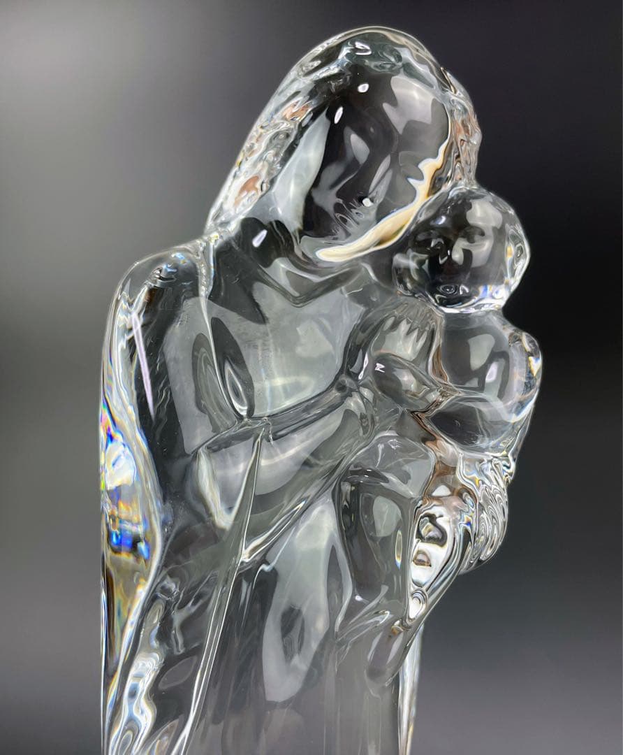 バカラ 聖母 マリア像 マリヤ像 フィギュリン ぺーパーウェイト 置物