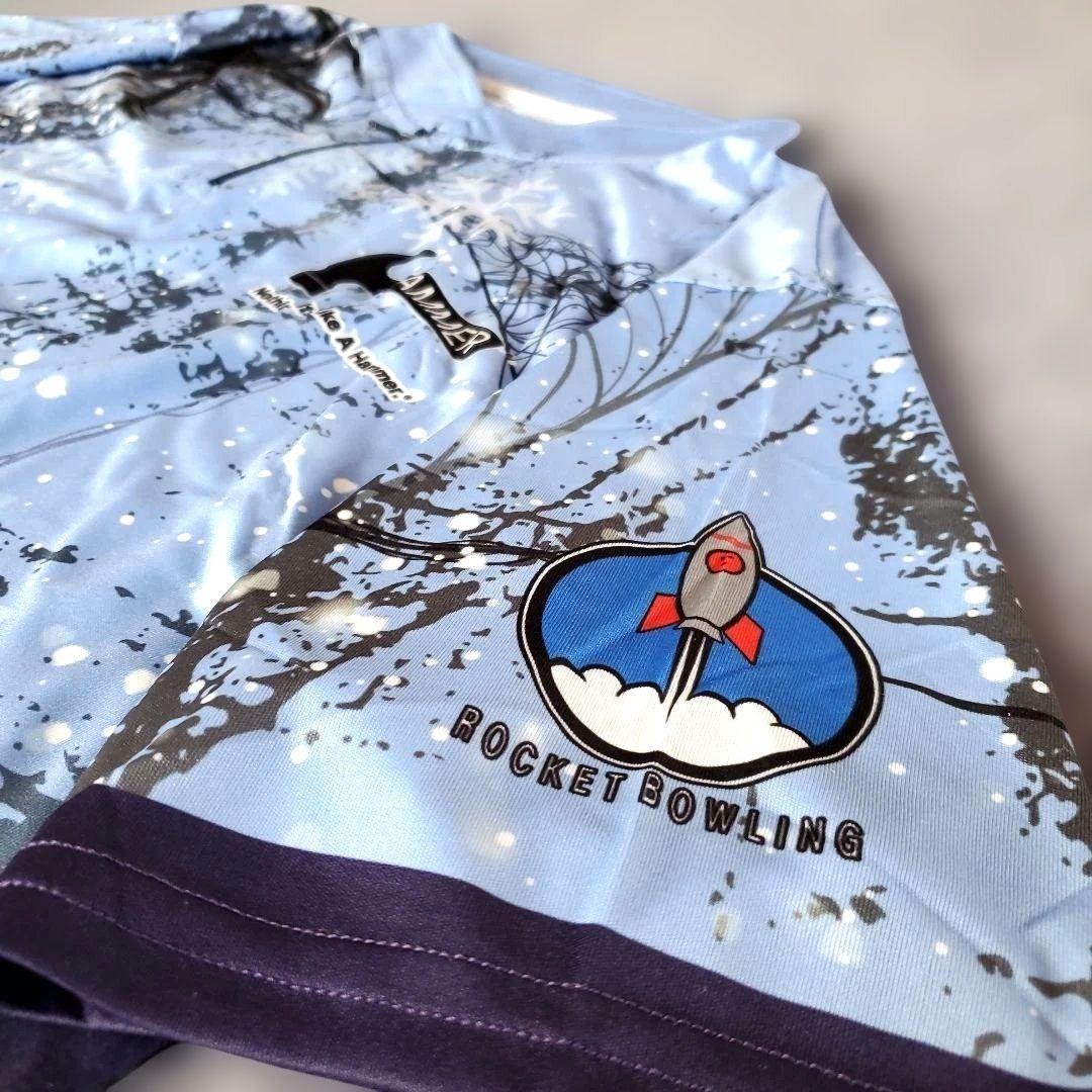 新品✨ブラックウィドー　ハンマー【3L】ブルー　蜘蛛　雪　ボウリングウェア