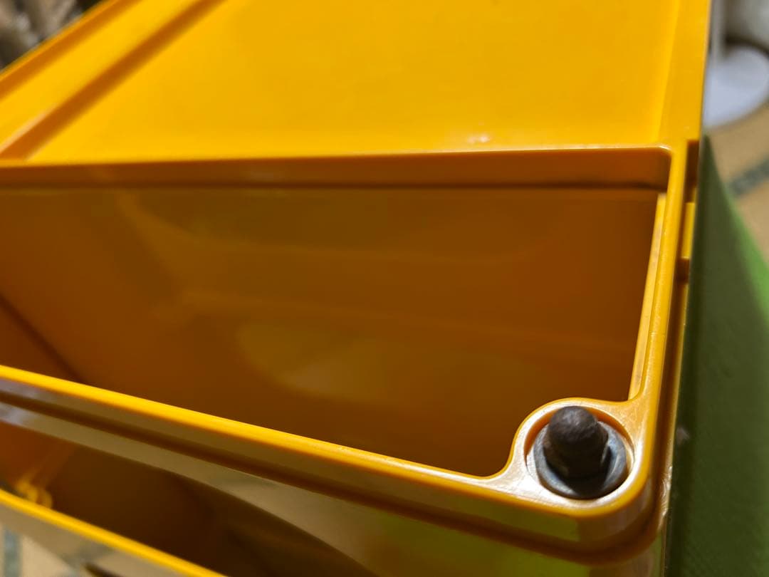 B-LINE　ボビーワゴン　3段3トレイ　イエロー