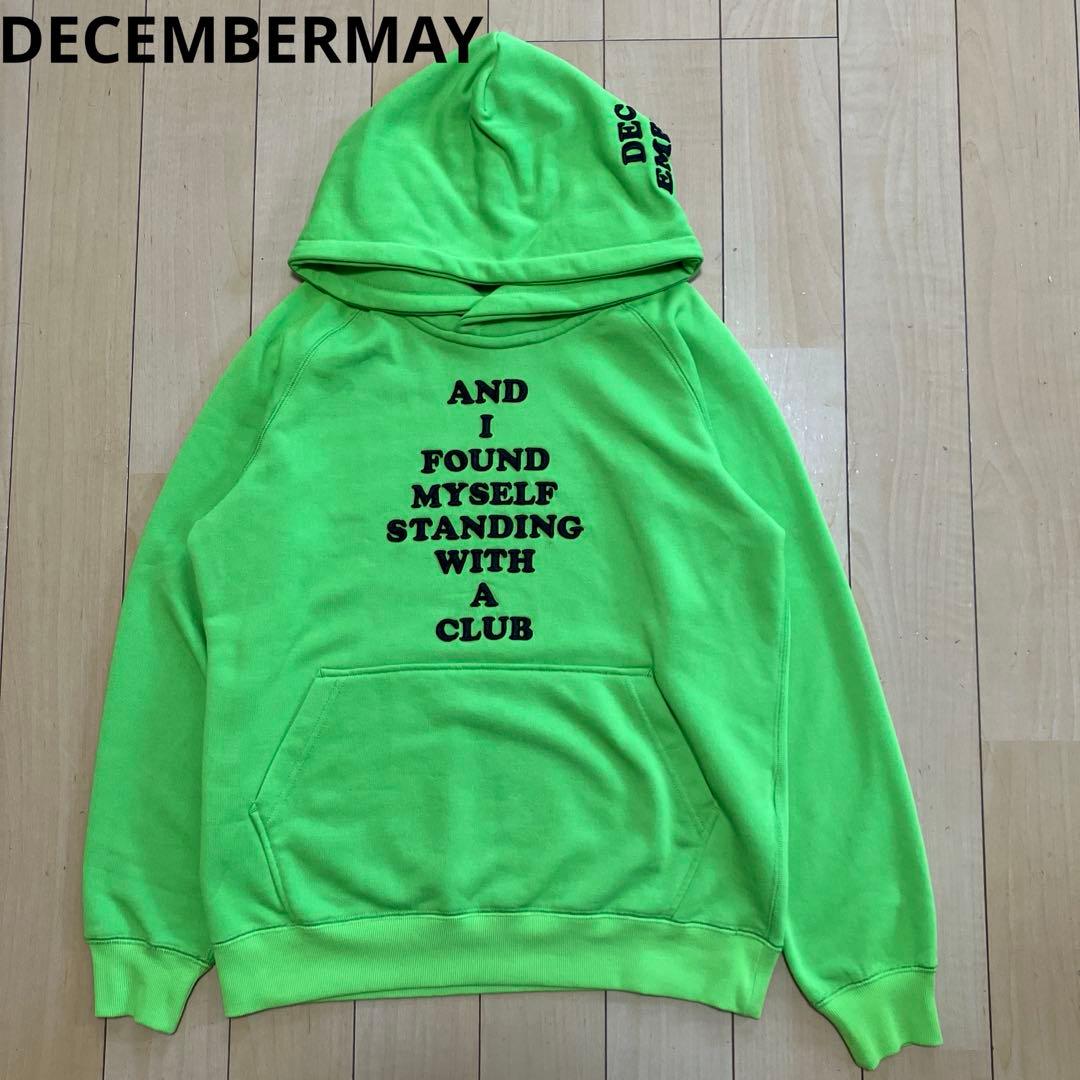 DECEMBERMAY ディセンバーメイ　パーカー　ユニセックス　グリーン　1