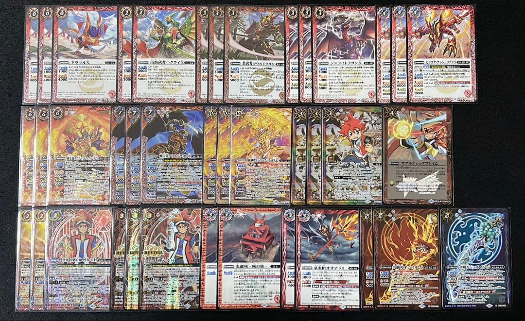 バトスピ　デッキ5個　差し替えカード＋スリーブ付　セット　まとめ売り