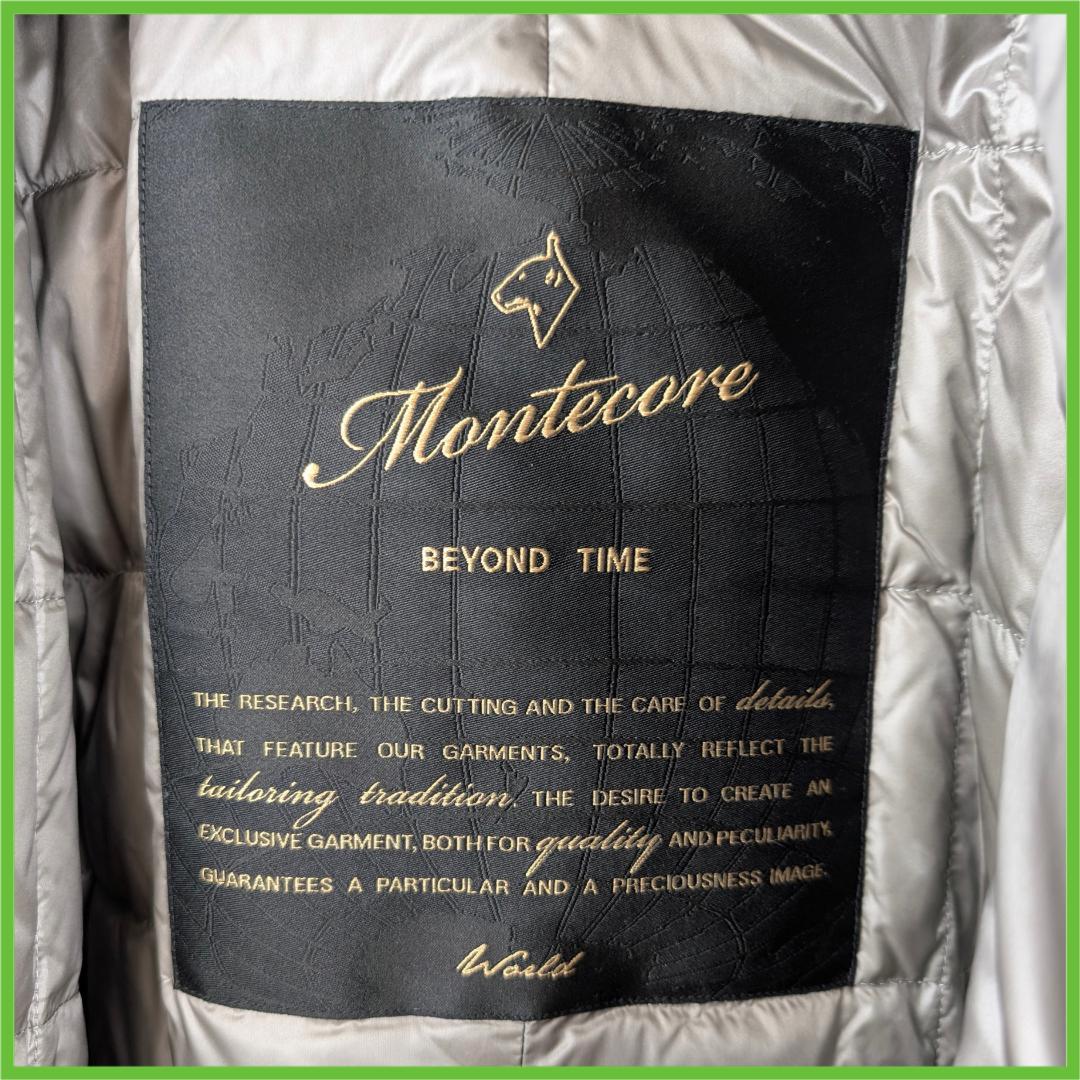 【美品】モンテコーレ Montecore ライナー付き ダウンコート Pコート型