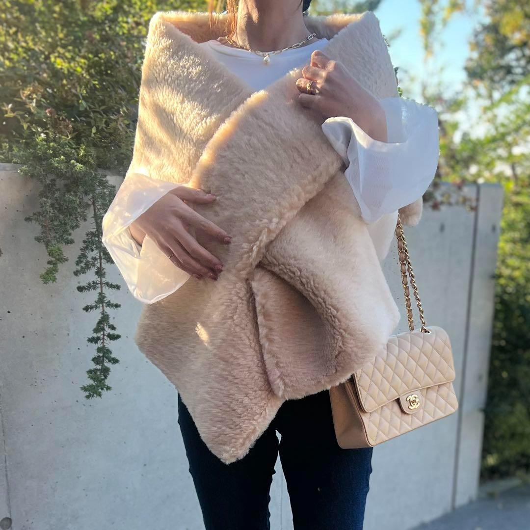 新品未使用 ベアストール アルパカ素材 テディストール MaxMaraお好きな方