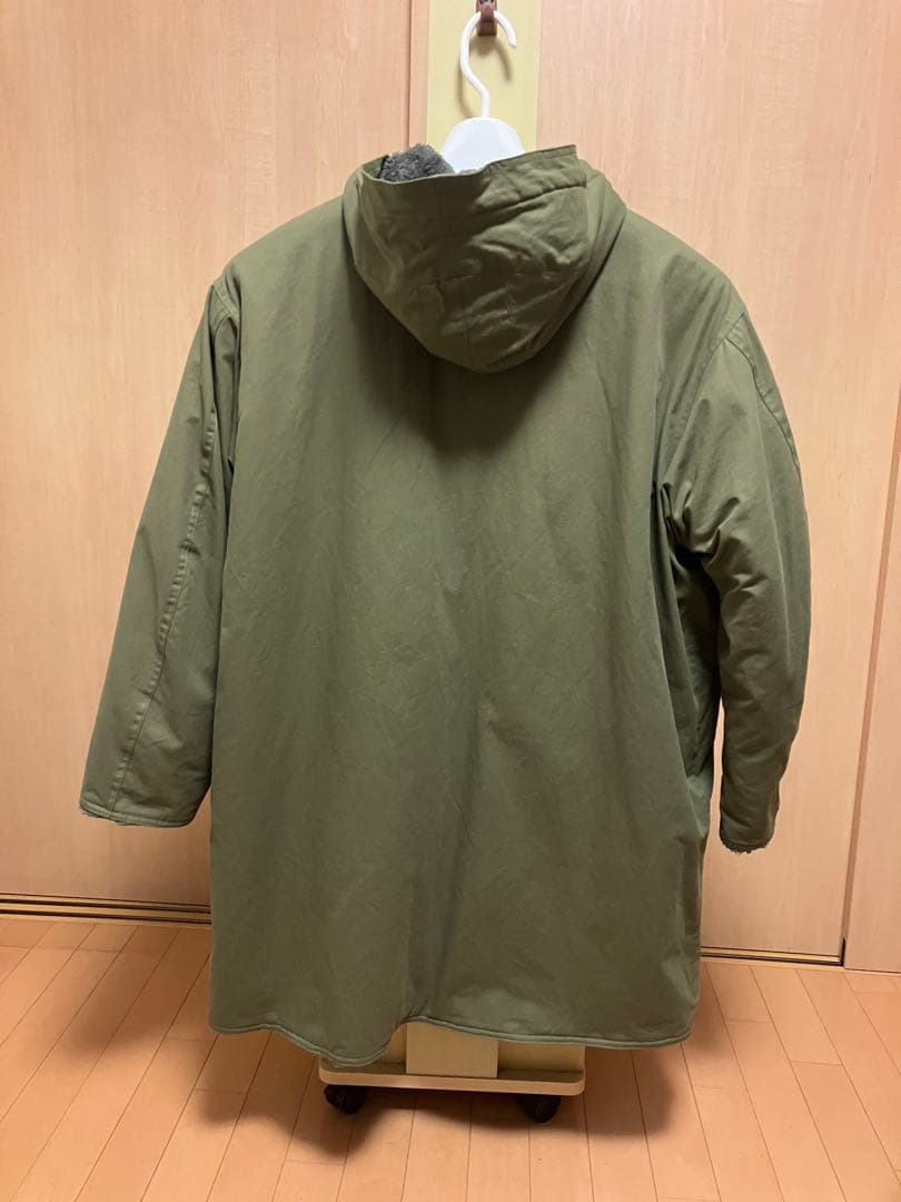 アーミーツイル　オリーブ色 リバーシブルモッズコート