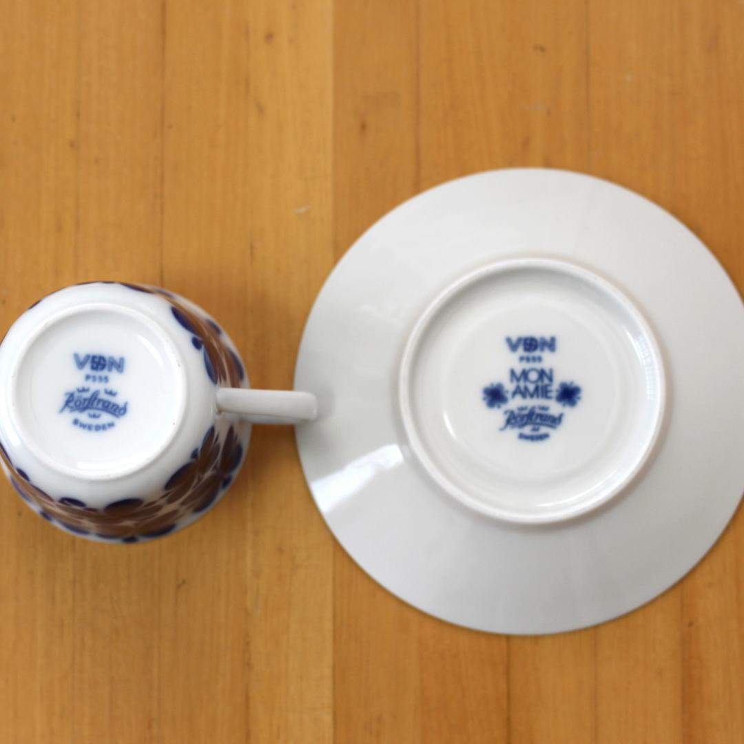 【ヴィンテージ】ロールストランド　Mon Amie　コーヒーカップ04　北欧食器